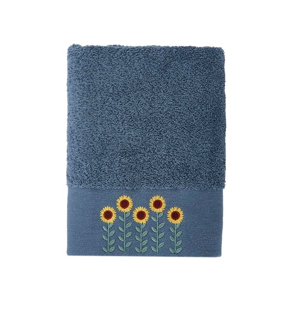HAVLU  El ve Yüz HavlusuKİRAZHOMESUNFLOWER Pamuklu indigo Havlu (50x90)KİMPEKS TEKSTİL