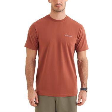 Columbia Cs0282 Csc M Basic Sm Logo Brushed Ss Tee Erkek T-Shirt