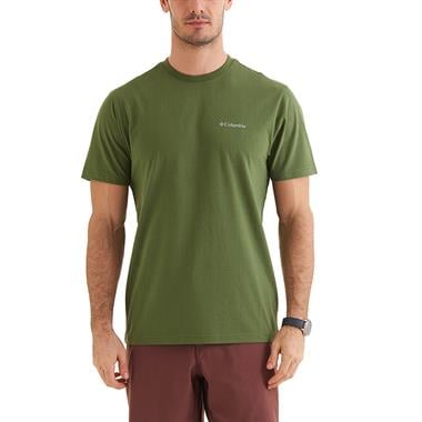 Columbia Cs0282 Csc M Basic Sm Logo Brushed Ss Tee Erkek T-Shirt
