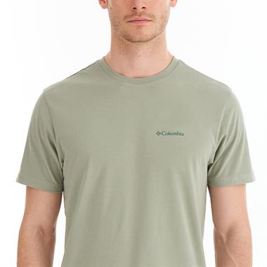 Columbia Cs0282 Csc M Basic Sm Logo Brushed Ss Tee Erkek T-Shirt