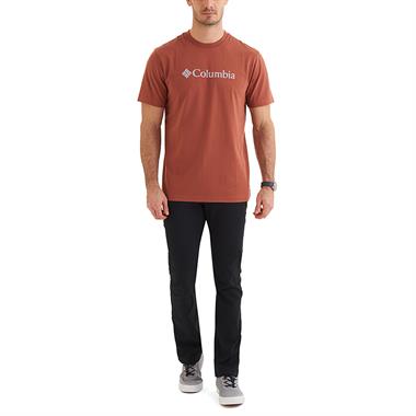 Columbia Cs0287 Csc M Basic Big Logo Brushed Ss Tee Erkek T-Shirt