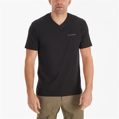 Columbia Cs0288 Csc M Basic Sm Logo Brushed V Neck Ss Tee Erkek T-Shirt