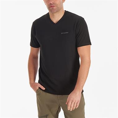 Columbia Cs0288 Csc M Basic Sm Logo Brushed V Neck Ss Tee Erkek T-Shirt