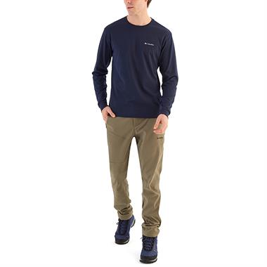 Columbia CS0354 Csc M Basic SM Logo  Ls Tee Erkek Uzun Kollu T-Shirt