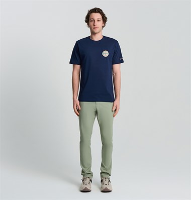 Columbia CS0416 Csc M Button Stamp Scrıpted Ss Erkek T-Shirt