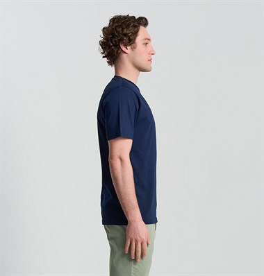 Columbia CS0416 Csc M Button Stamp Scrıpted Ss Erkek T-Shirt