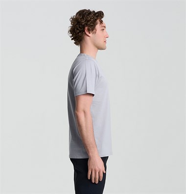 Columbia CS0416 Csc M Button Stamp Scrıpted Ss Erkek T-Shirt