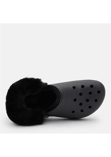 Crocs Classic Platform Fuzz Lined Clog Kadın Terlik