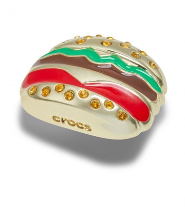 Crocs Jibbitz Gold Burger Unisex Aksesuar