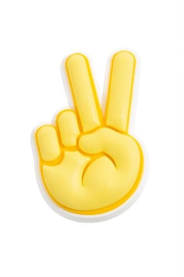 Crocs Jibbitz Peace Hand Sign Unisex Aksesuar