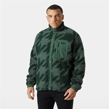 Helly Hansen Panorama Printed Pile Snap Mont Erkek Polar