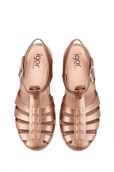 Igor BB340 Biarritz Shiny Metal Kadın Sandalet