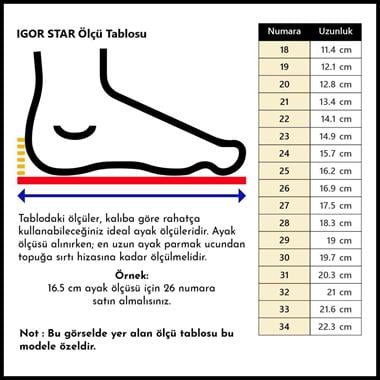 Igor S10171 Star Çocuk Sandalet