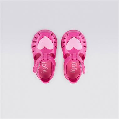 Igor S10310 Tobby Gloss Love Çocuk Sandalet