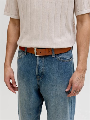 Jack & Jones Jacbraga Leather Belt Sn Erkek Kemer