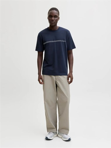 Jack & Jones Jcofusion Chest Brand Tee Ss Crew Noos Erkek T-Shirt