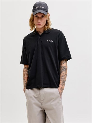 Jack & Jones Jjearchive Graphic Polo Ss Ln Erkek T-Shirt
