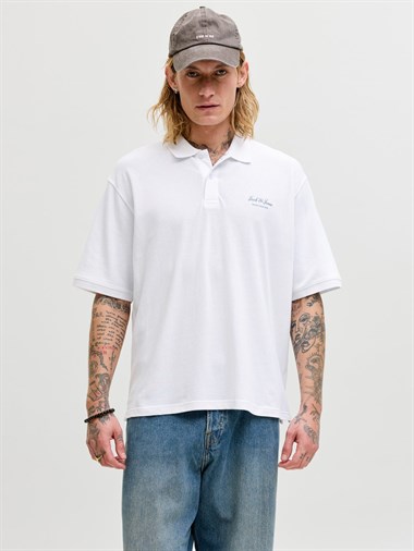 Jack & Jones Jjearchive Graphic Polo Ss Ln Erkek T-Shirt