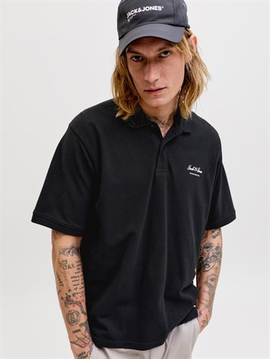 Jack & Jones Jjearchive Graphic Polo Ss Ln Erkek T-Shirt