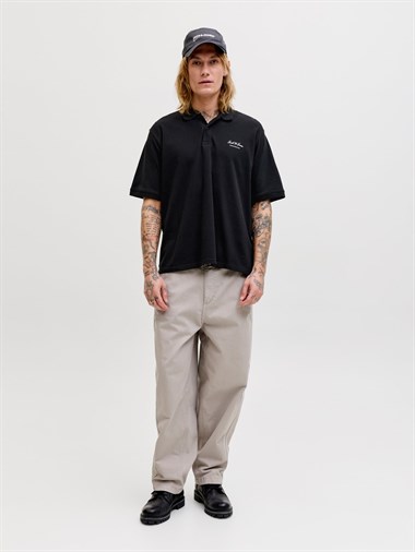 Jack & Jones Jjearchive Graphic Polo Ss Ln Erkek T-Shirt