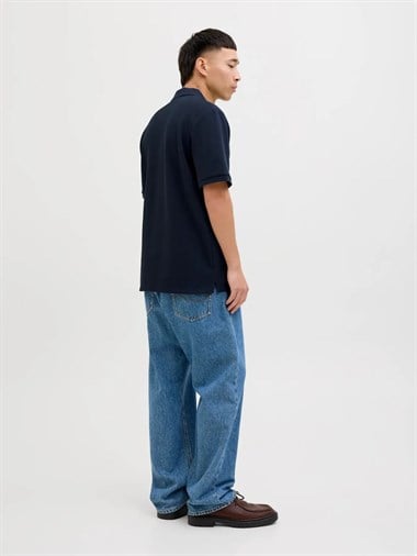 Jack & Jones Jjeaustin Zip Polo Ss Noos Erkek T-Shirt