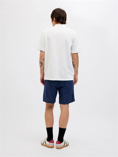 Jack & Jones Jjeaustin Zip Polo Ss Noos Erkek T-Shirt