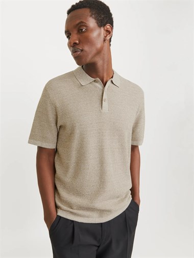 Jack & Jones Jjegeorge Knit Polo Ss Sn Erkek T-Shirt