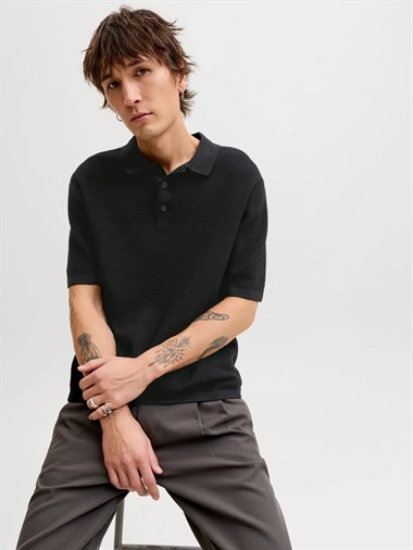 Jack & Jones Jjegeorge Knit Polo Ss Sn Erkek T-Shirt