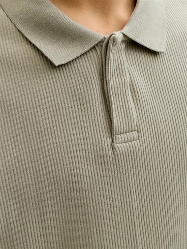 Jack & Jones Jjeharrison Structure Polo Ss Ln Erkek T-Shirt