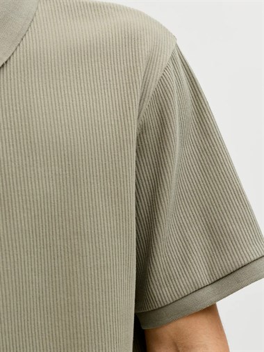 Jack & Jones Jjeharrison Structure Polo Ss Ln Erkek T-Shirt