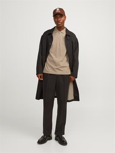 Jack & Jones Jjemac Zip Ss Polo Sn Erkek T-Shirt