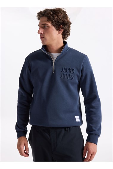 Jack & Jones Jornewove High Neck Baw25 Erkek Sweatshirt