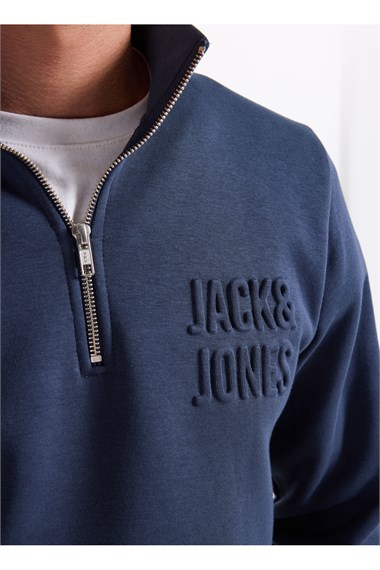 Jack & Jones Jornewove High Neck Baw25 Erkek Sweatshirt