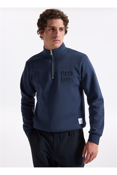 Jack & Jones Jornewove High Neck Baw25 Erkek Sweatshirt