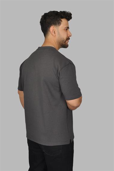 Manta 2772 Bisiklet Yaka Oversize Erkek T-Shirt