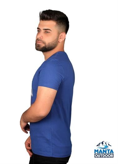 Manta MNT 2406 S. Yaka Pota Baskılı Erkek T-Shirt
