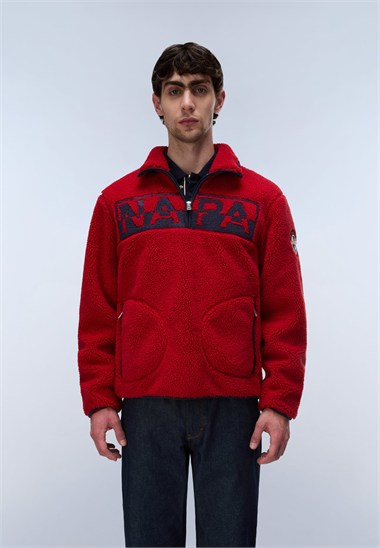 Napapijri T-Archive Fleece Hz Erkek Polar
