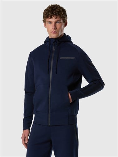 North Sails Kapüşonlu Fermuarlı Erkek Sweatshirt