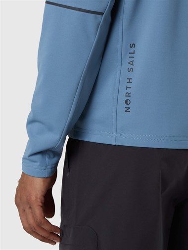 North Sails Kapüşonlu Yarım Fermuarlı Erkek Sweatshirt