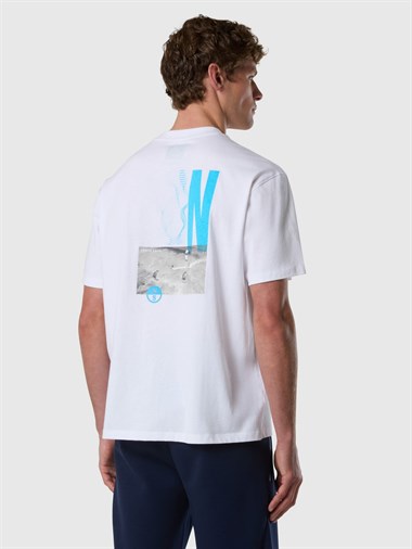 North Sails Kısa Kollu Baskılı Erkek T-Shirt