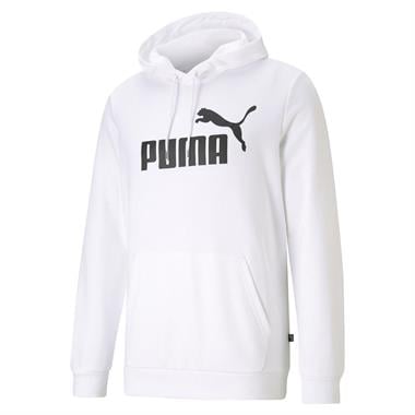 Puma ESS Big Logo Hoodie TR Puma White Erkek Sweatshirt