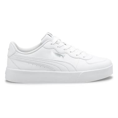 Puma Skye Clean-Puma White-White-Silver Kadın Spor Ayakkabı