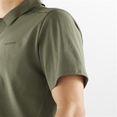 Salomon Trackline Polo M Erkek T-Shirt