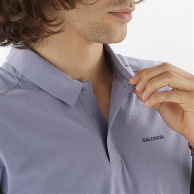 Salomon Trackline Polo M Erkek T-Shirt
