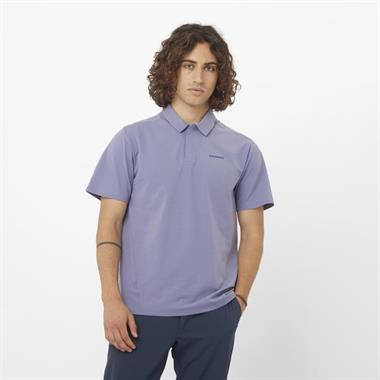 Salomon Trackline Polo M Erkek T-Shirt