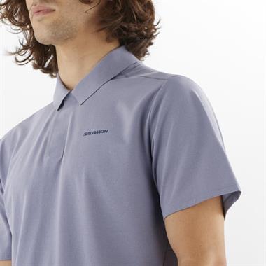 Salomon Trackline Polo M Erkek T-Shirt