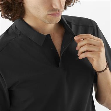 Salomon Trackline Polo M Erkek T-Shirt