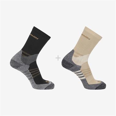 Salomon X Ultra Access Crew 2-Pack R+L Unisex Çorap