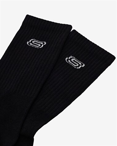 Skechers 2Li Paket Athleisure S Logo Uzun  Unisex Çorap