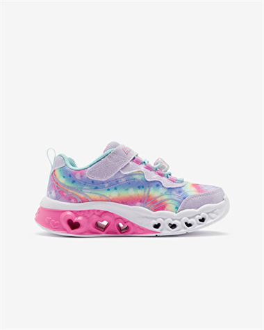 Skechers Flutter Heart Lights - Groovy Swirl Kız Çocuk Spor Ayakkabı